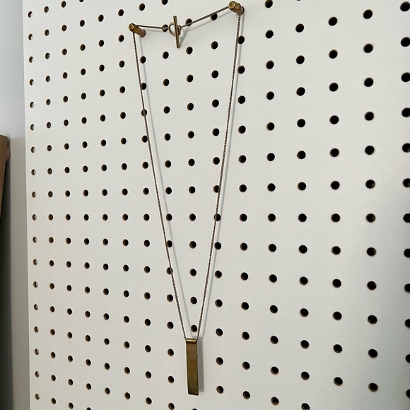 Madewell Rivet & Thread ID Pendant Necklace - Picture 3 of 8